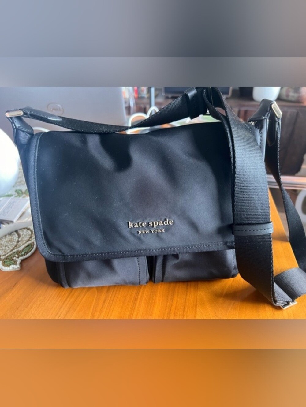 Kate Spade The Little Better Sam Nylon Medium Messenger Bag - Picture 2 of 10